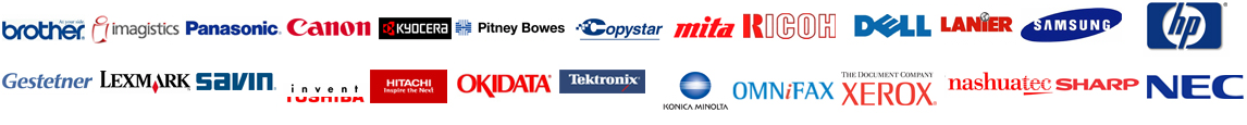 Copier Lease Orange County - Supported Brands